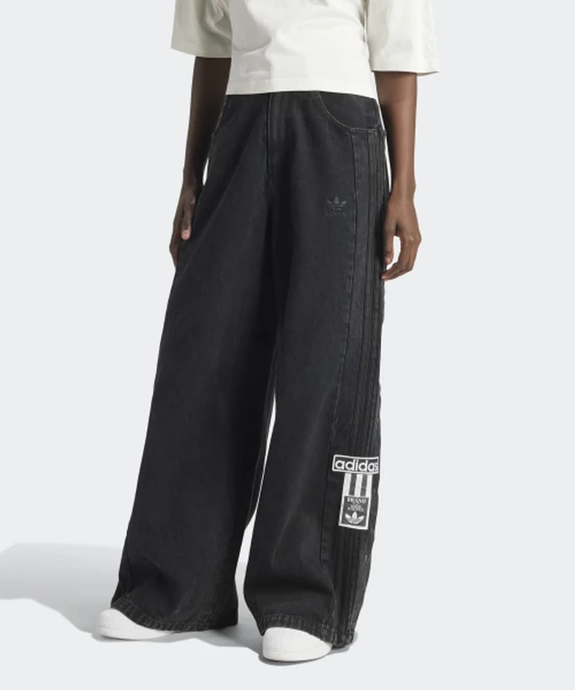 아디다스 블랙 데님 팬츠 상품이미지2