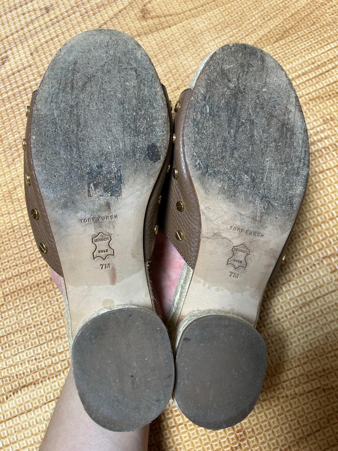 토리버치 에스파듀 레더 슬리퍼 상품이미지7