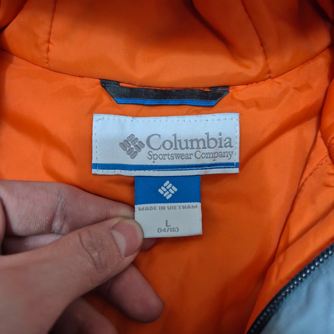 컬럼비아 남성 배색 후드 바람막이 자켓 L(100) 상품이미지5