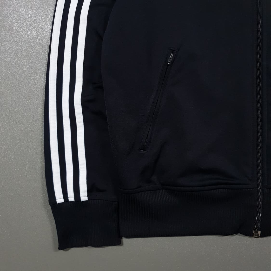 M (95) 아디다스 유로파 파이어버드 트랙탑 져지 자켓 블랙 y2k 상품이미지3
