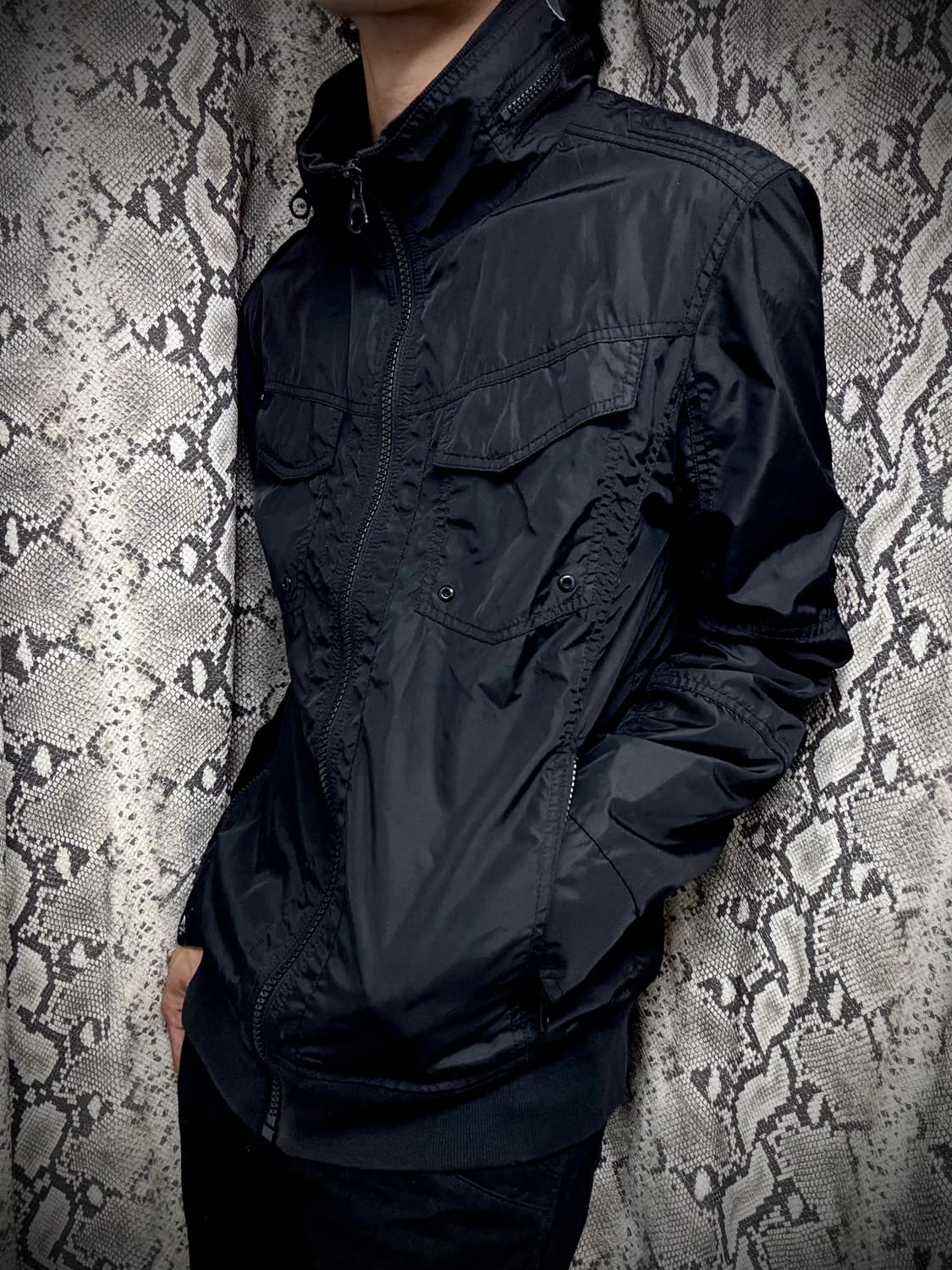 [buckaroo Y2K]Simple design Black Nylon  상품이미지7