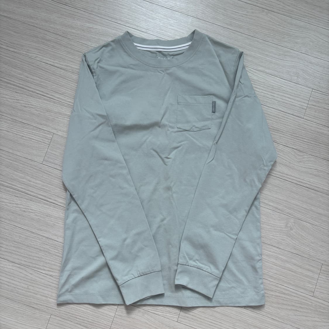 캘빈클라인 퍼포먼스 여성 민트 롱슬리브 긴팔 티셔츠 S 상품이미지1