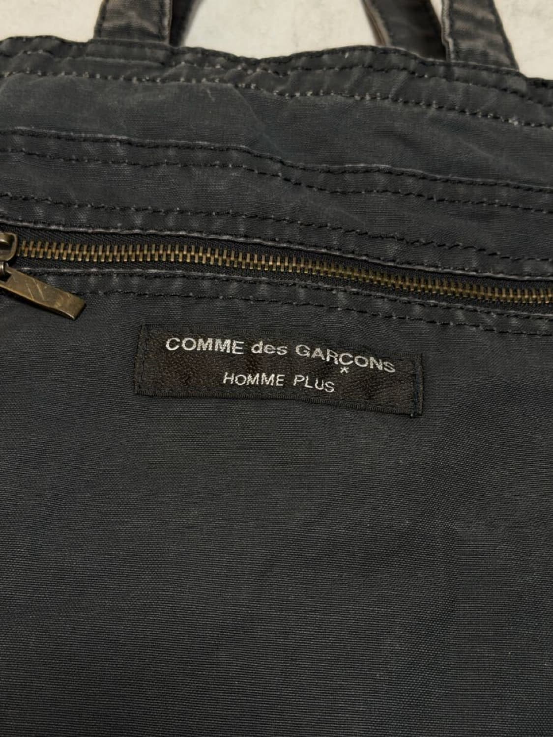 꼼데가르송 옴므 플러스 90s 아카이브 캔버스 숄더백 상품이미지3