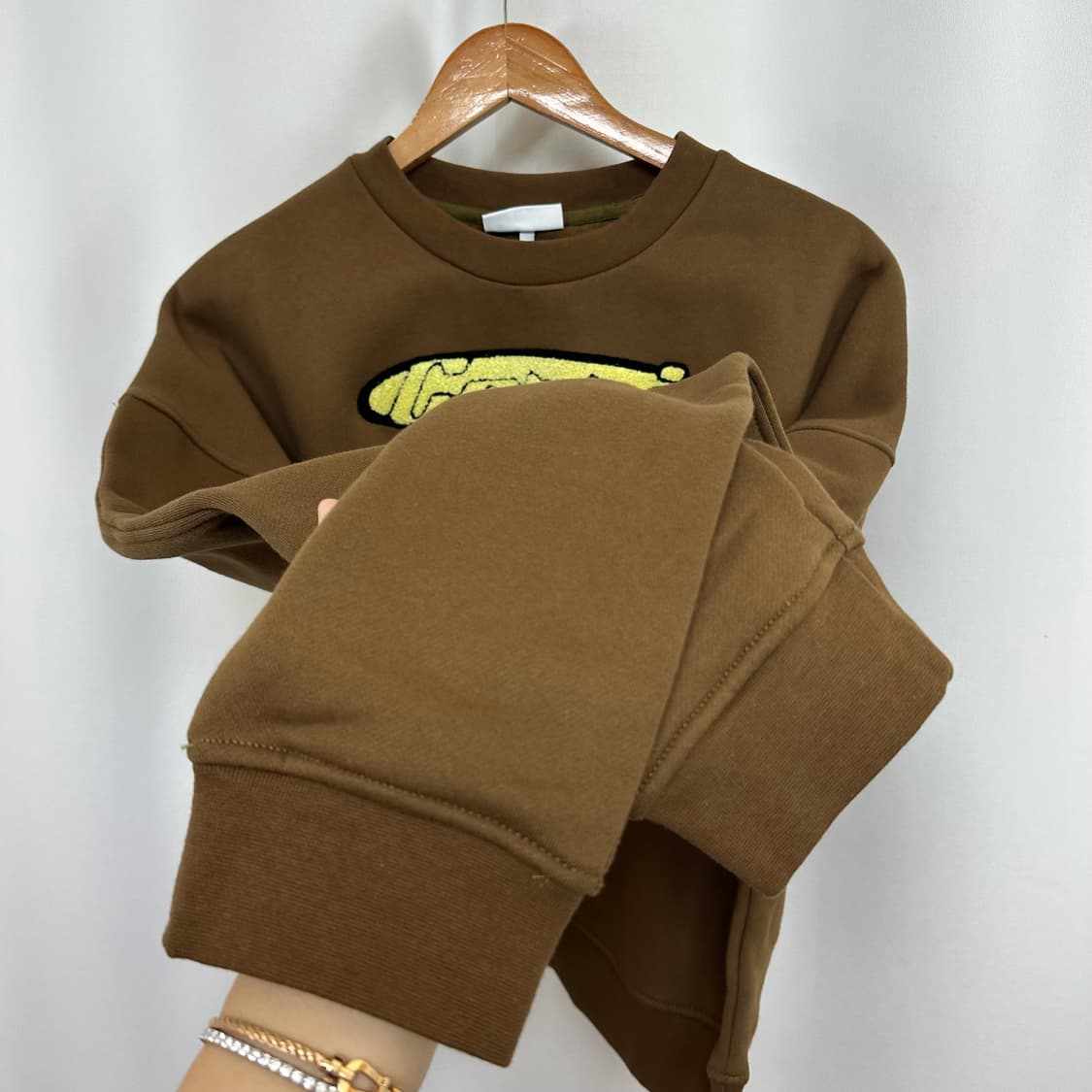 GANNI 가니 여자 기모 맨투맨 티셔츠 M (미착용새제품) 상품이미지3