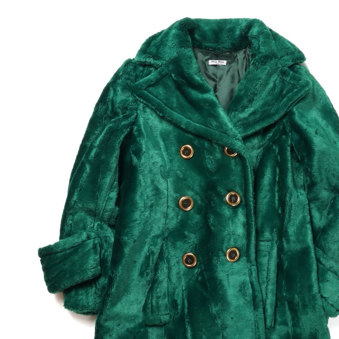 미우미우 MiuMiu Faux Fur Coat 
 상품이미지3