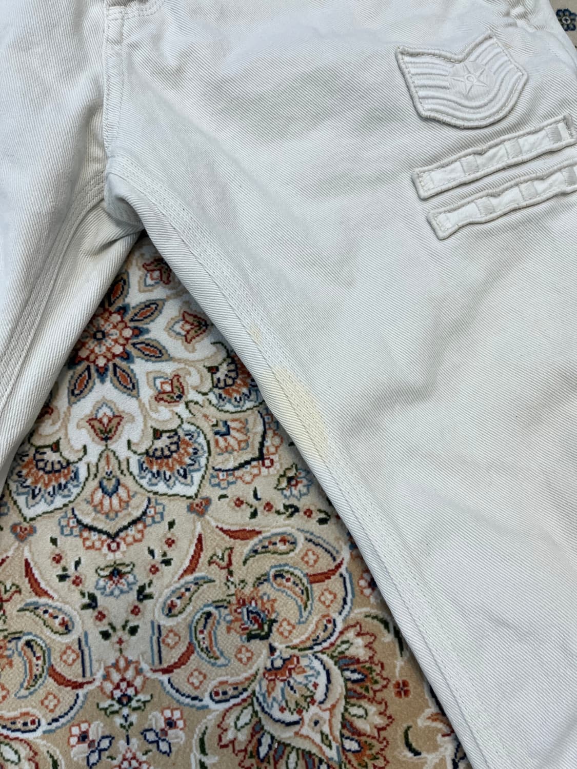 닐바렛 15ss 밀리터리 패치 데님팬츠 바지 상품이미지5