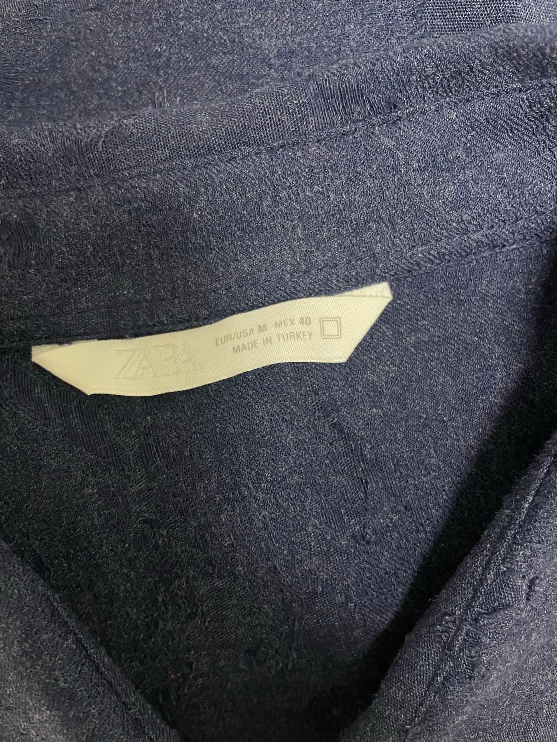 ZARA자라 블루 셔츠 상품이미지5