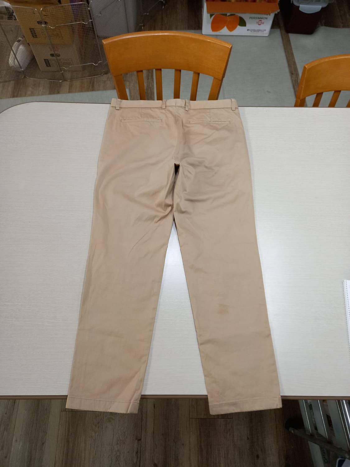 33 IVIVIO 스판 슬림일자 치노 베이지 33-422 상품이미지2