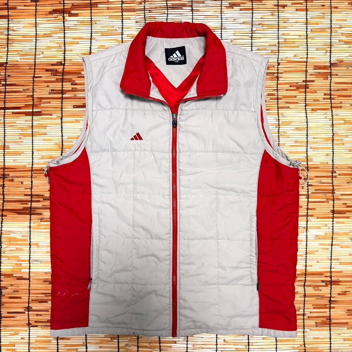90s 아디다스 아이보리 패딩 베스트 XL 상품이미지1