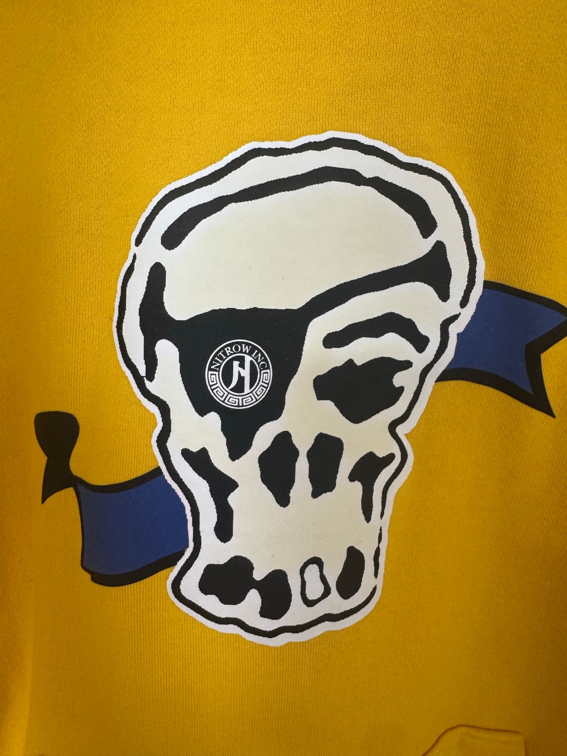 니트로우 Nitrow 헤비웨이트 스컬 후드 XL 상품이미지3