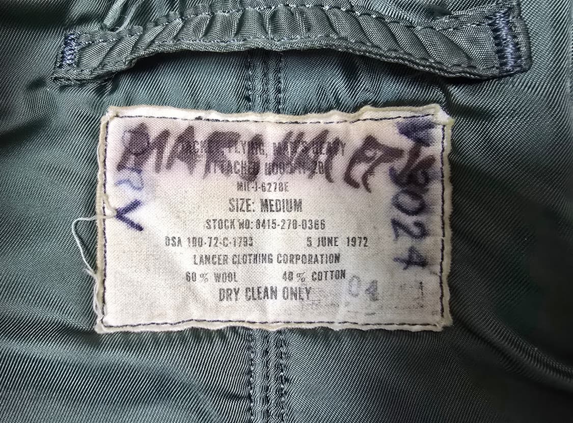 N-2B 오리지널 1972 코요테 퍼 미공군 자켓 Medium 상품이미지10