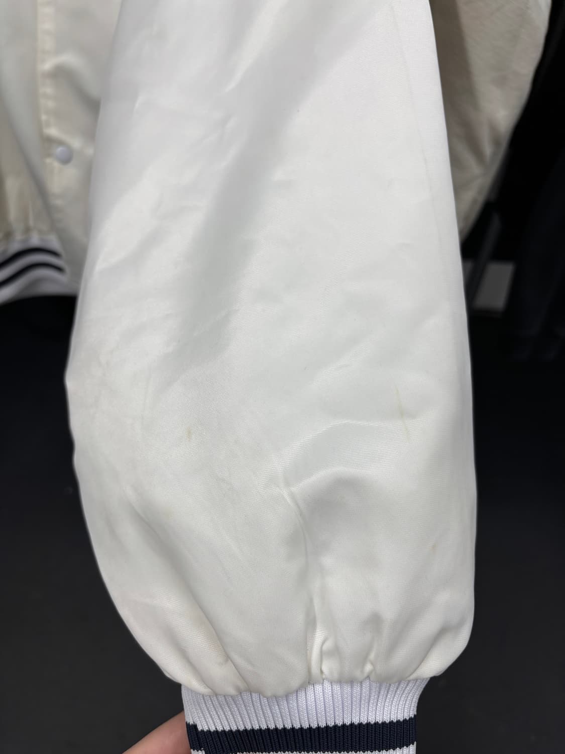 마제스틱 뉴욕 양키스 화이트 스타디움 자켓 상품이미지7