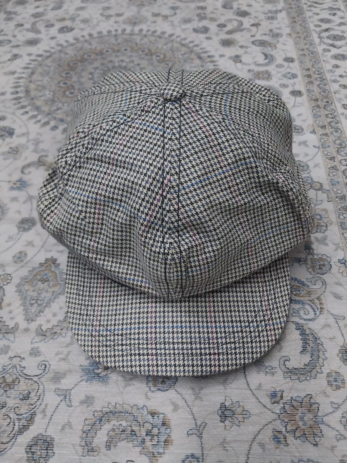 (새상품) 윌슨 골프 헤링본 체크 헌팅캡 모자 상품이미지1