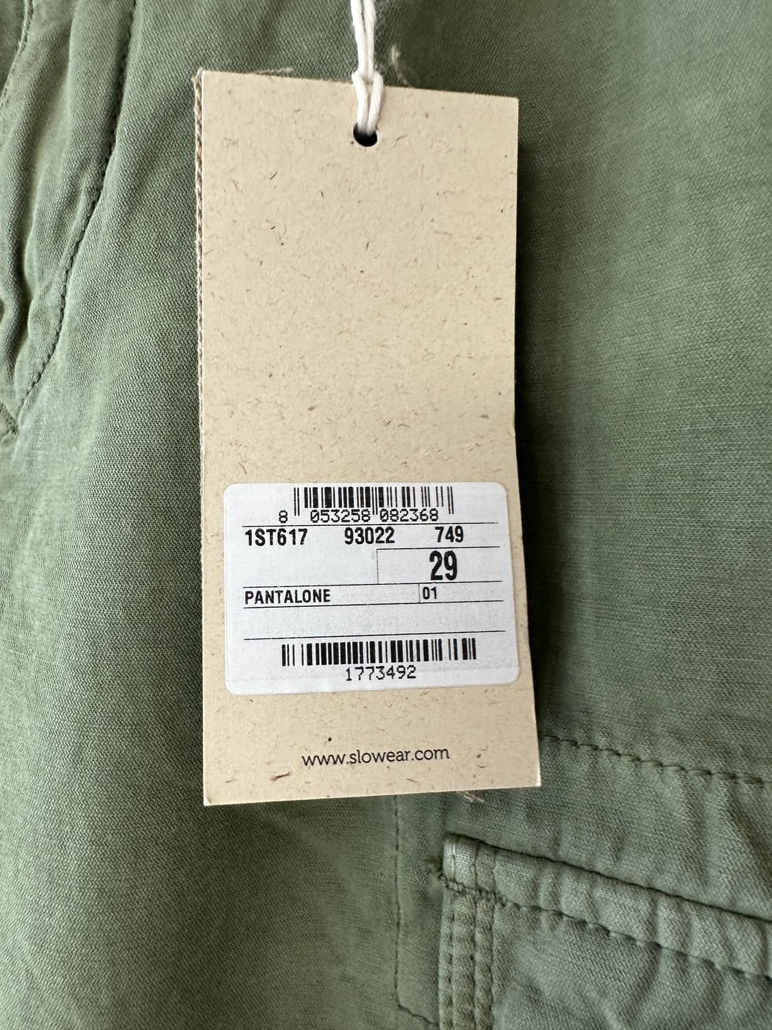 인코텍스(INCOTEX) / 슬림카고팬츠 / 29 / 새상품 상품이미지5