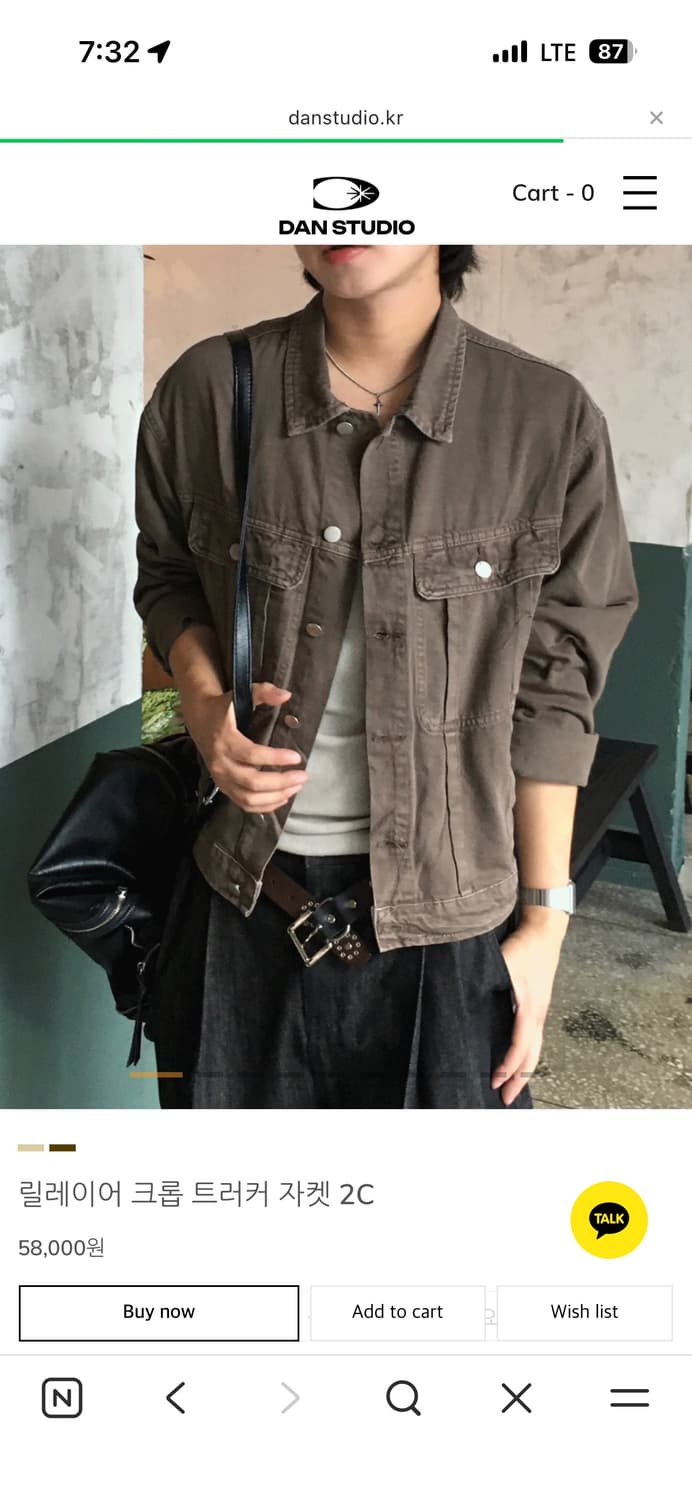 단스튜디오 트러커 자켓 상품이미지1