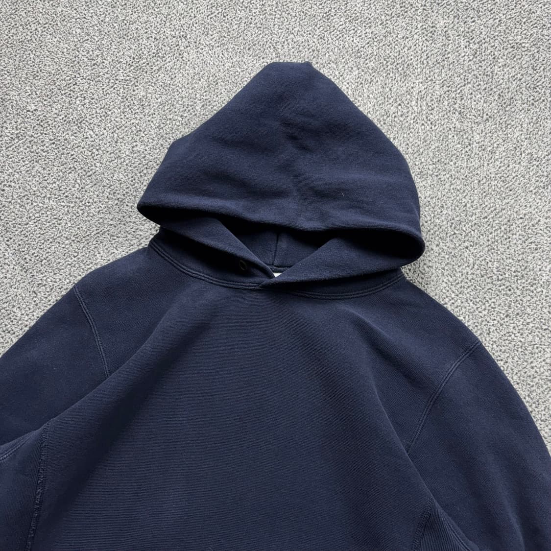 챔피온 리버스위브 블루택 네이비 후드티 상품이미지3