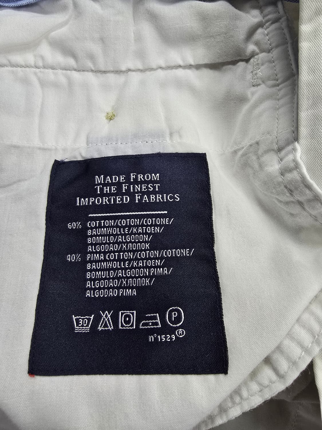 폴로 화이트 면반바지 (1370) 상품이미지6