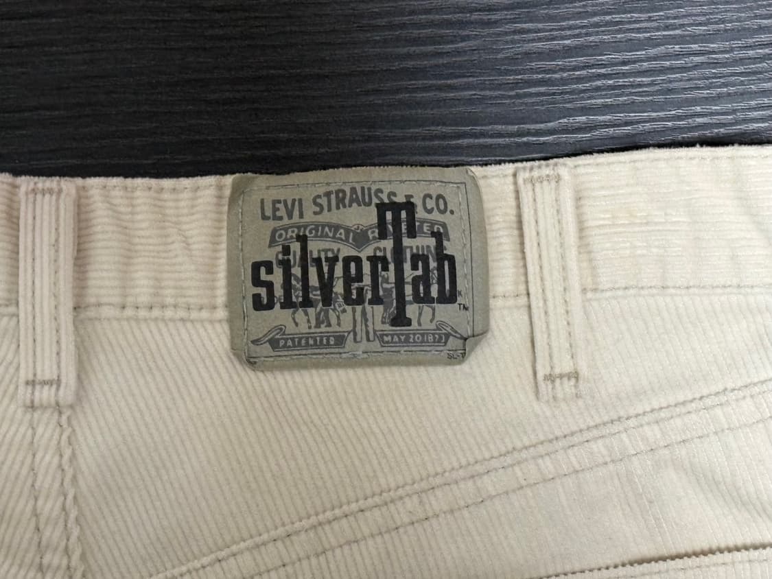 (33x30) 90s 리바이스 실버탭 루즈 코듀로이 made in usa 상품이미지6