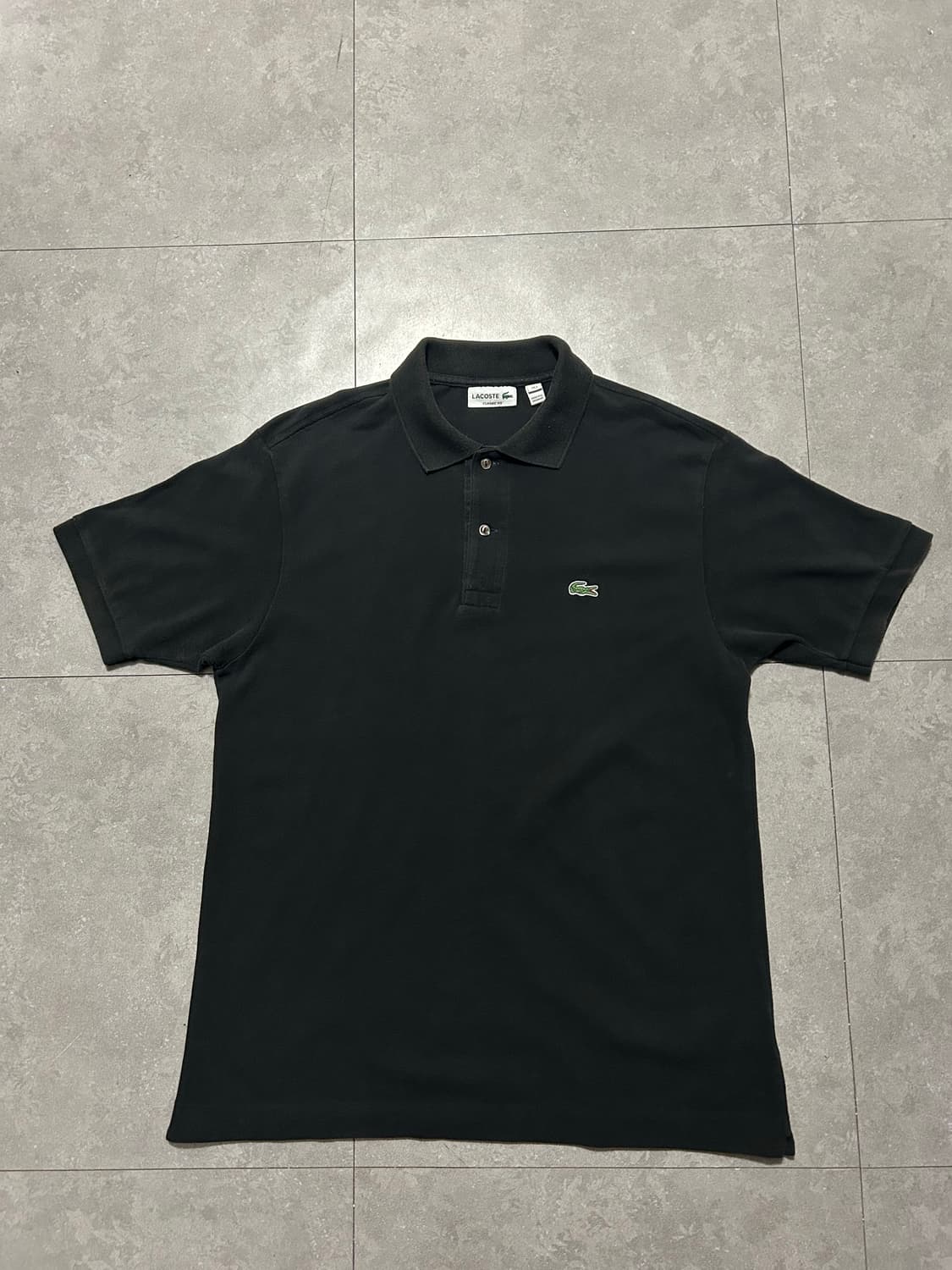 라코스테 블랙컬러 빈티지 pk코튼 셔츠  100size   상품이미지1