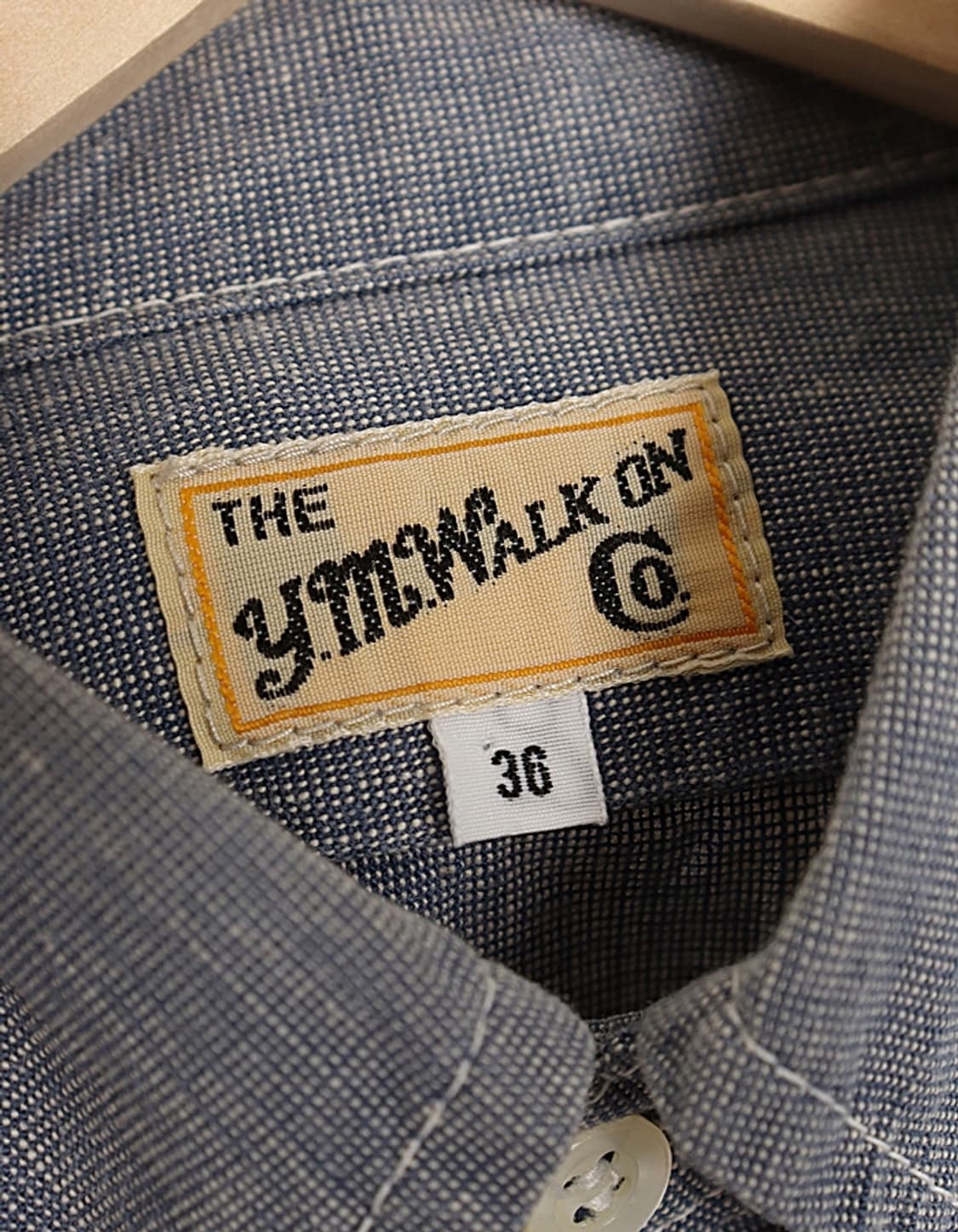 THE Y.M.WALK ON Chambray B.D Shirts 상품이미지7