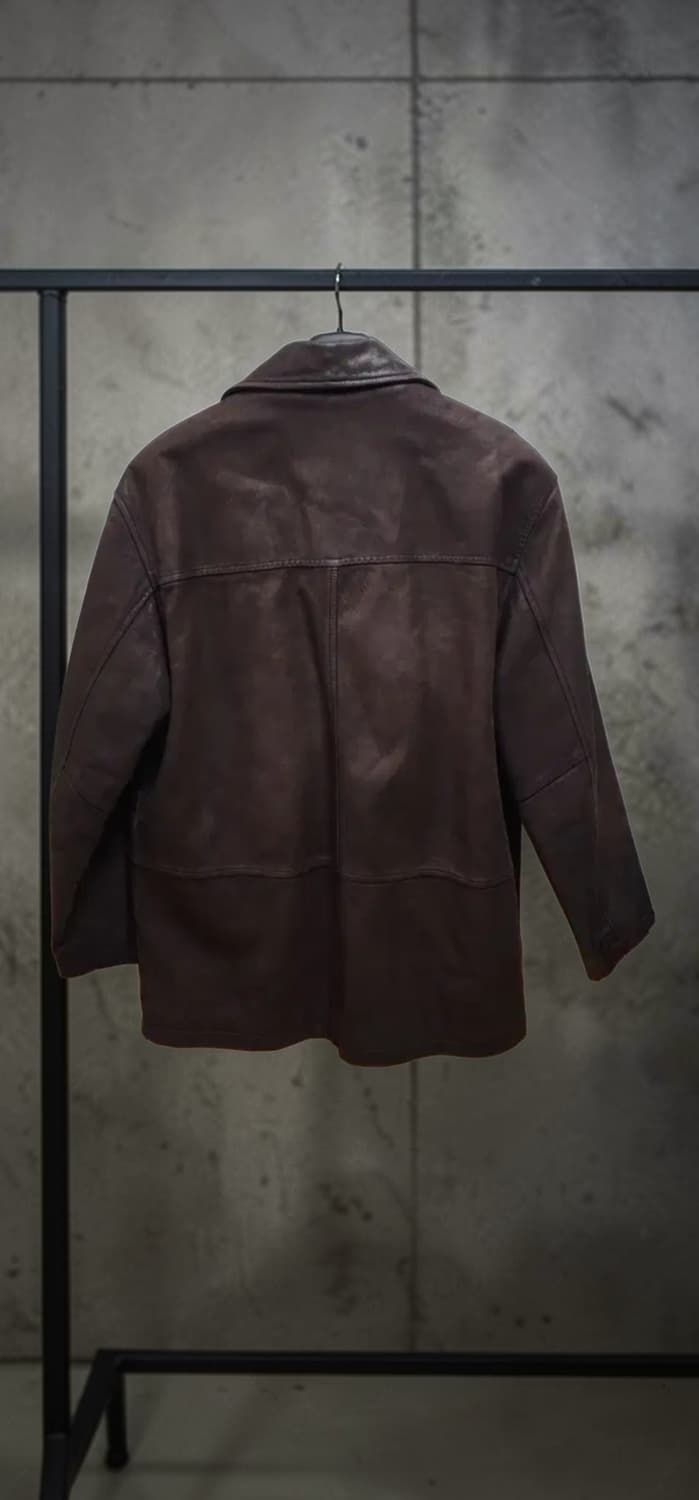 90's LEE VINTAGE 가죽 봄버 자켓 상품이미지2