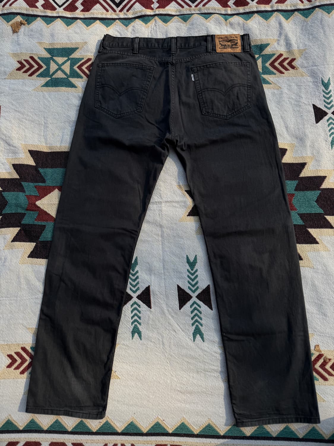 리바이스 505 흑청 38/34 화이트탭 상품이미지9