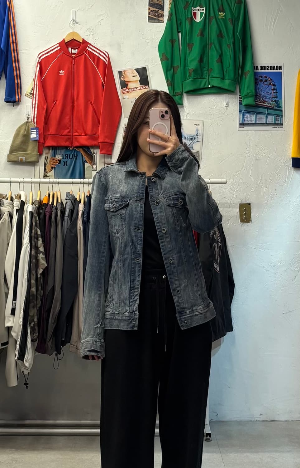 Buckaroo 버커루 백 프린팅 데님 청자켓 M 상품이미지1