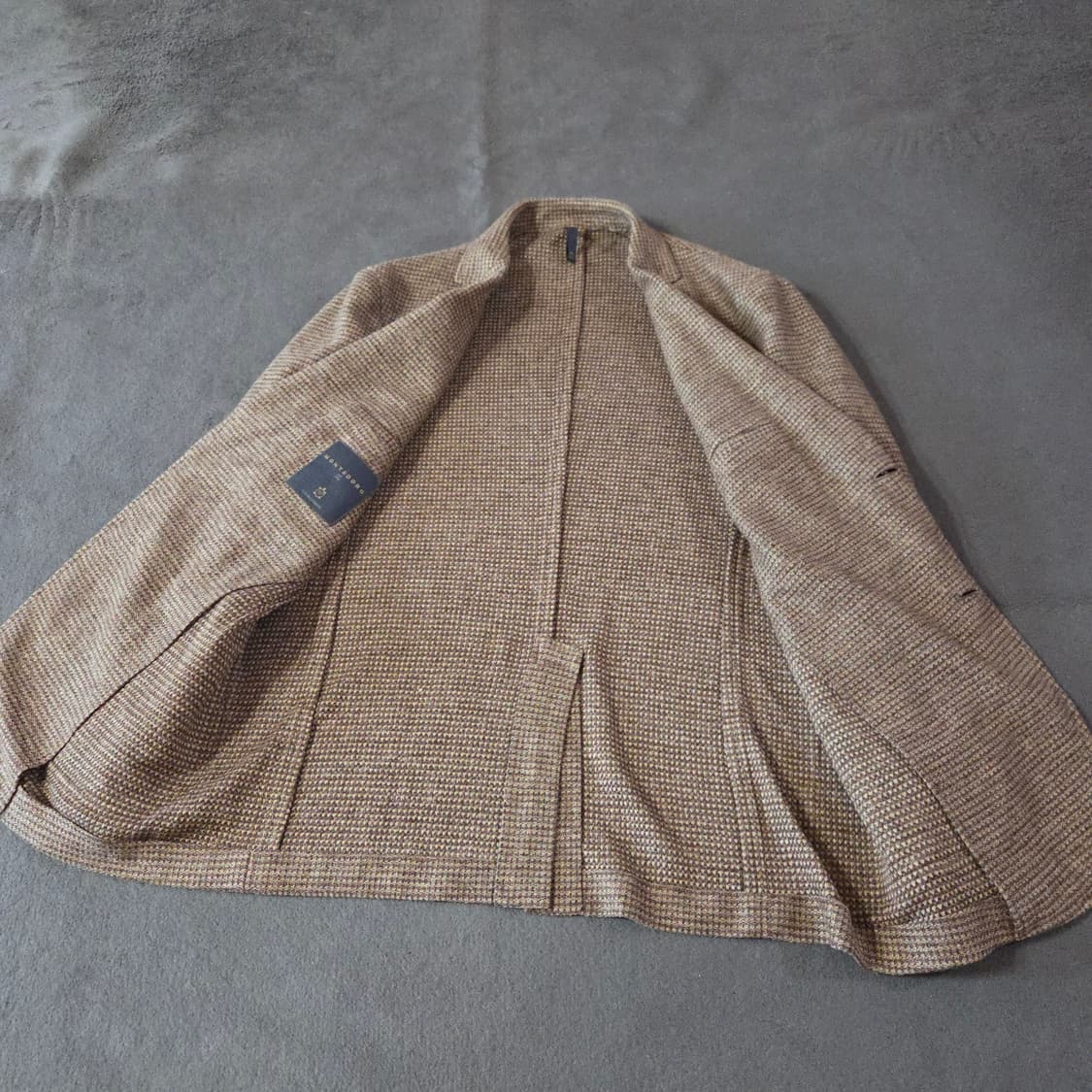 몬테도로 린넨 니트 컴포트 부클 블레이저 자켓 50 상품이미지5