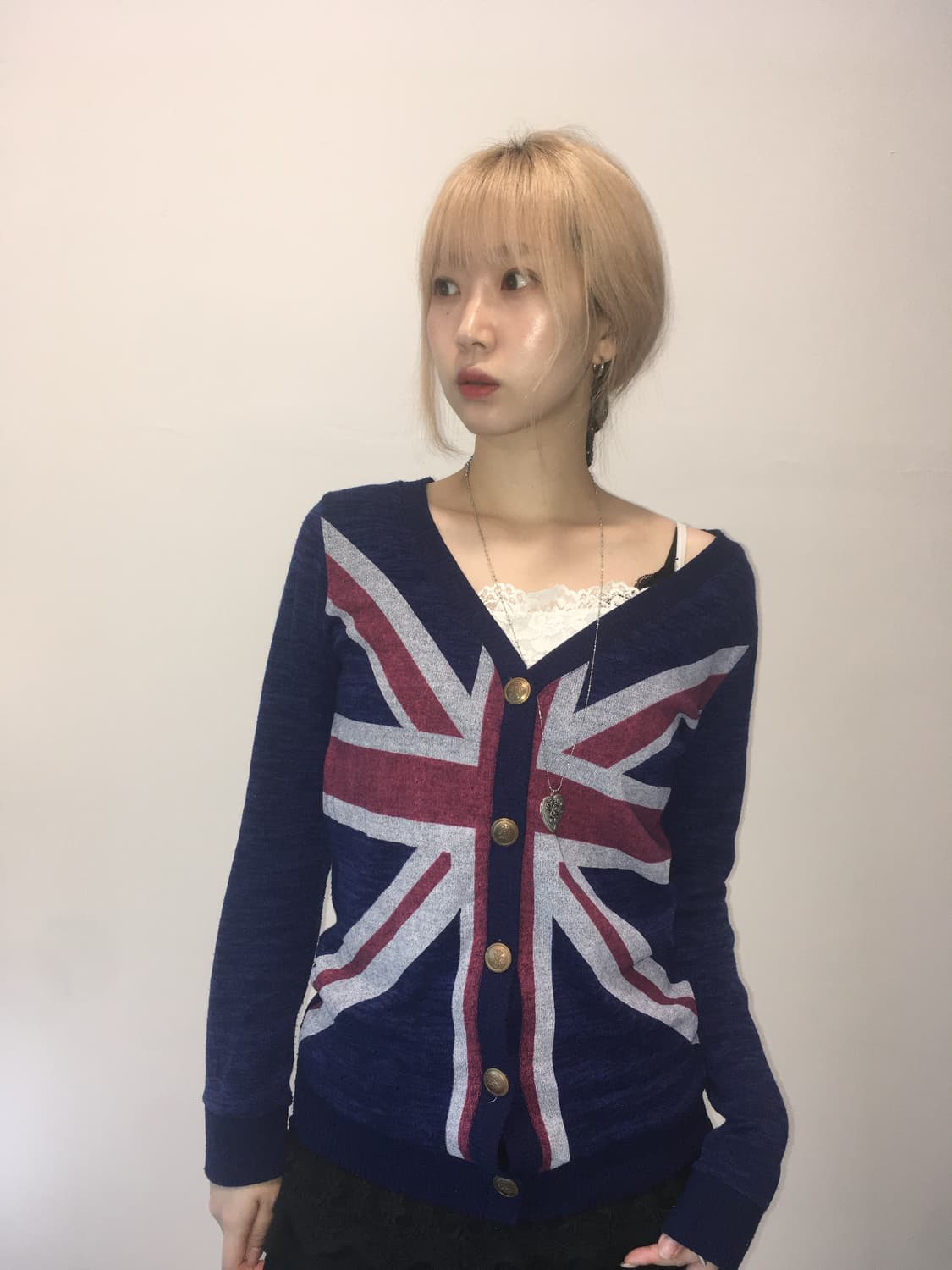 jpn vintage uk highteen cardigan  상품이미지4