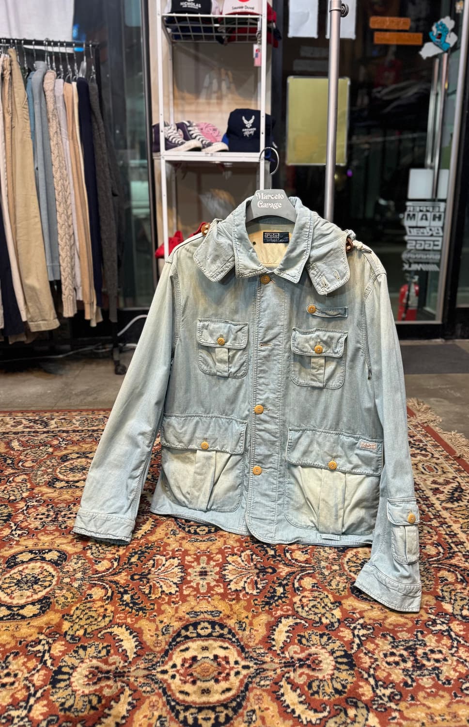 폴로 랄프로렌 샴브레이 피싱 파카 자켓 XL (543) 상품이미지1