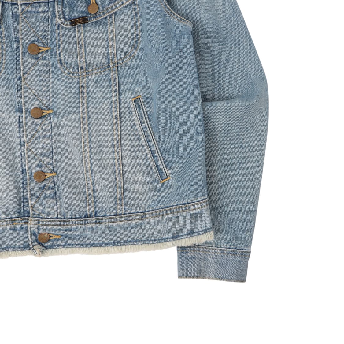 Lee jpn 논카라 컷아웃 데님자켓 상품이미지3