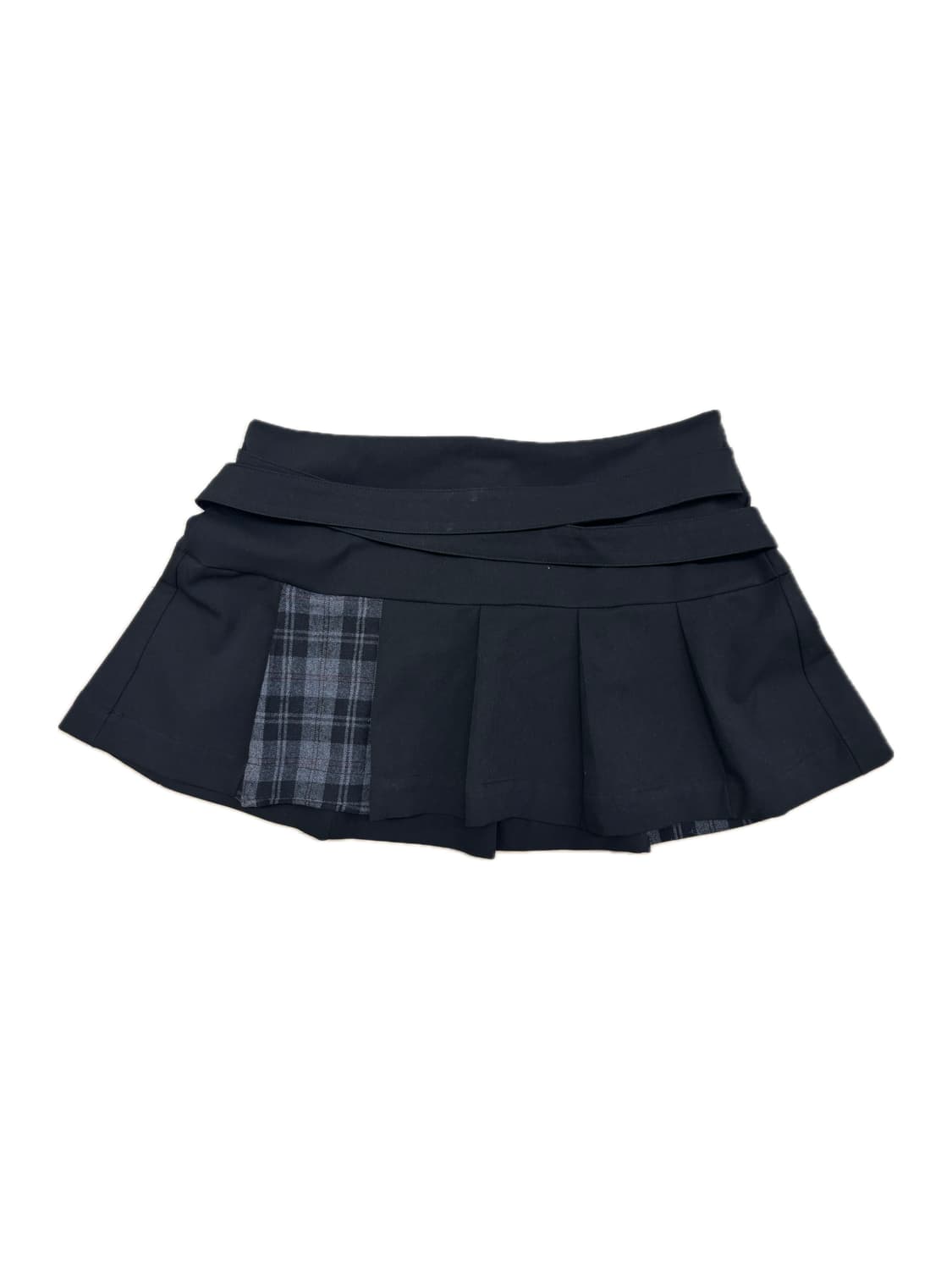 달링유어배드 플리츠스커트 블랙 M 판매 상품이미지1