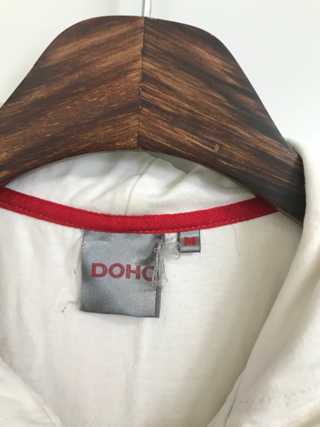 Dohc y2k 와투케 화이트 반팔 후드집업  상품이미지8