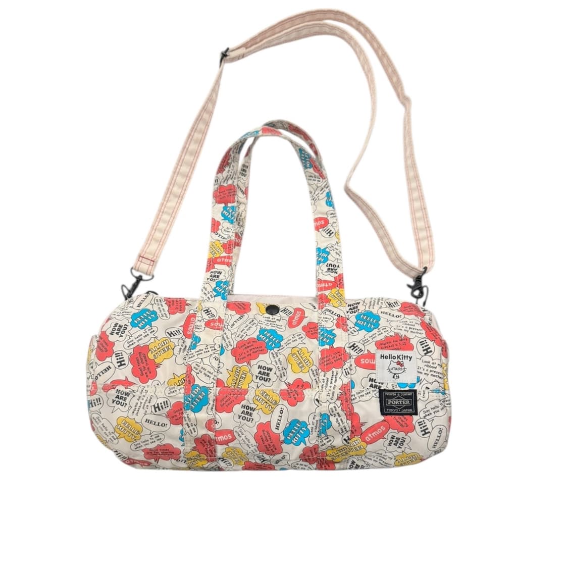포터 x 아트모스 x 헬로키티 2way 보스턴백 아이보리 상품이미지1