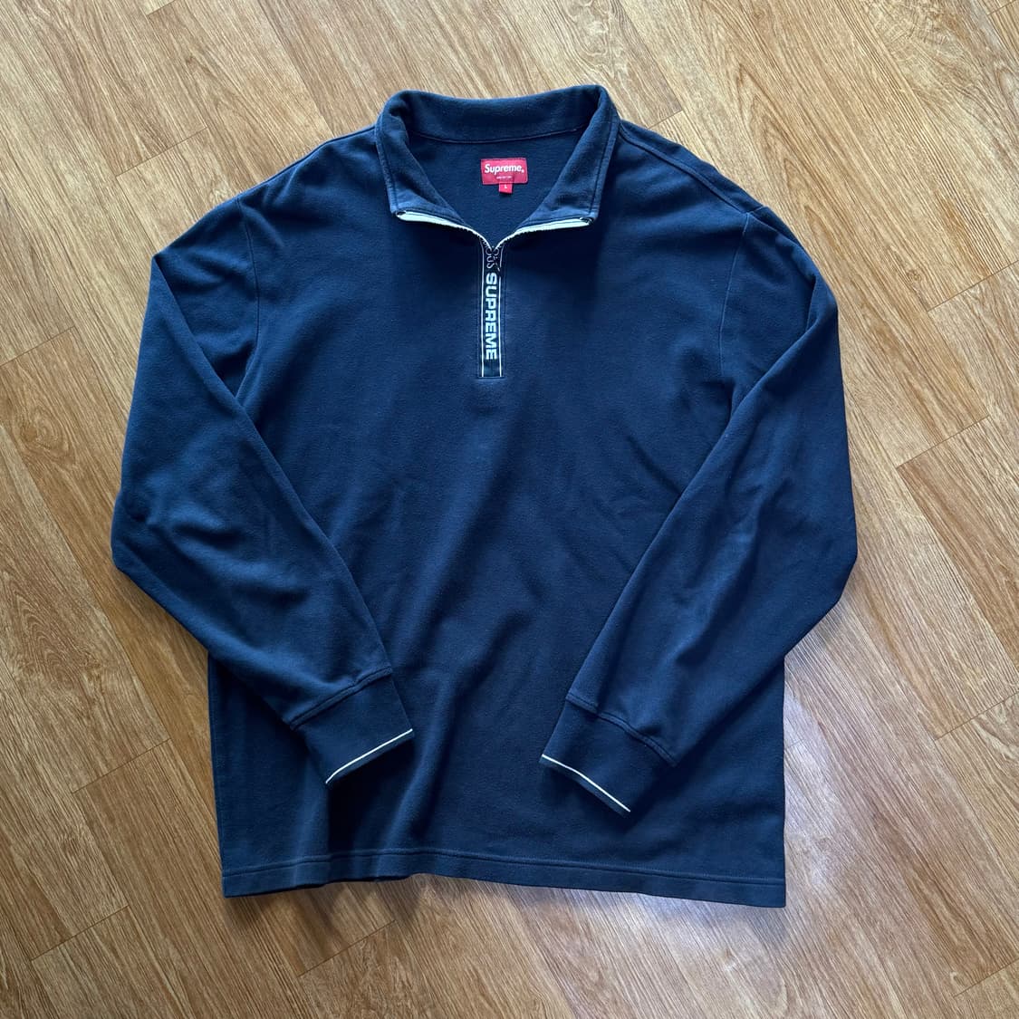 슈프림 월드 페이머스 하프집업 맨투맨 상품이미지2