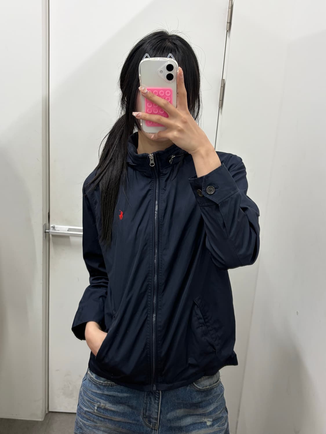 폴로 랄프로렌 로고 바람막이 상품이미지4