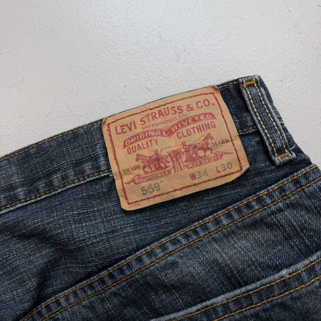 리바이스 559 새깅 워싱 스케이터 와이드 데님팬츠 상품이미지6