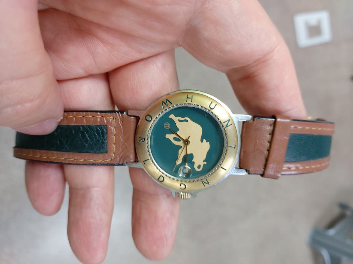 월드 헌팅턴 남성 가죽시계 상품이미지1