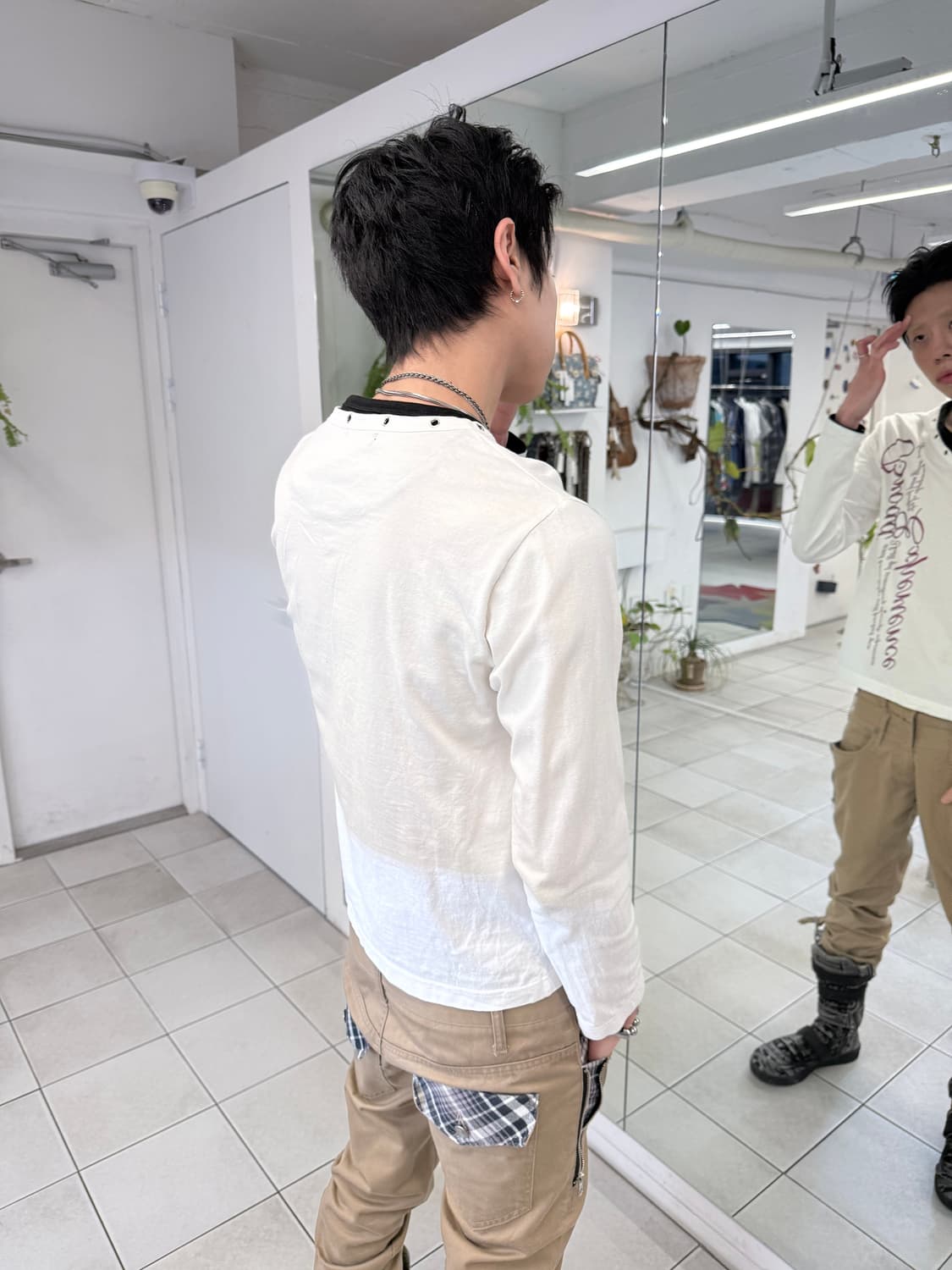 layered lettering t-shirt 상품이미지4