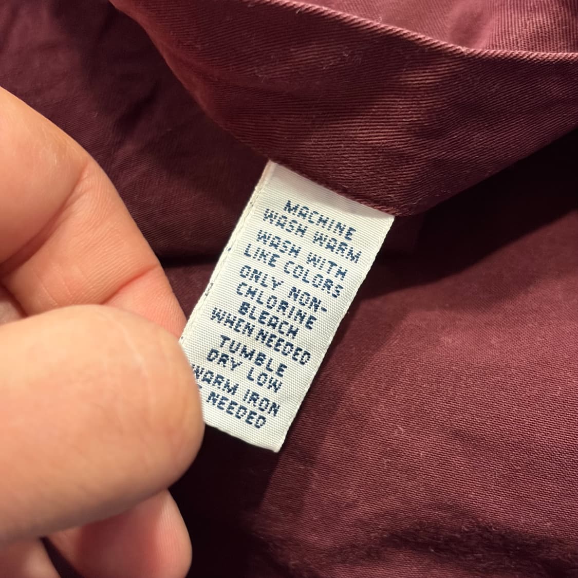 [M] 폴로 랄프로렌 남방 긴팔 셔츠 버건디 D844 상품이미지6
