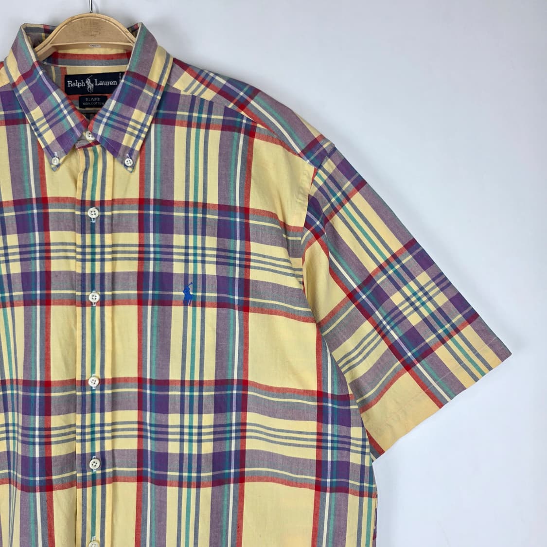 랄프로렌 마드리스 체크 반팔셔츠 상품이미지3