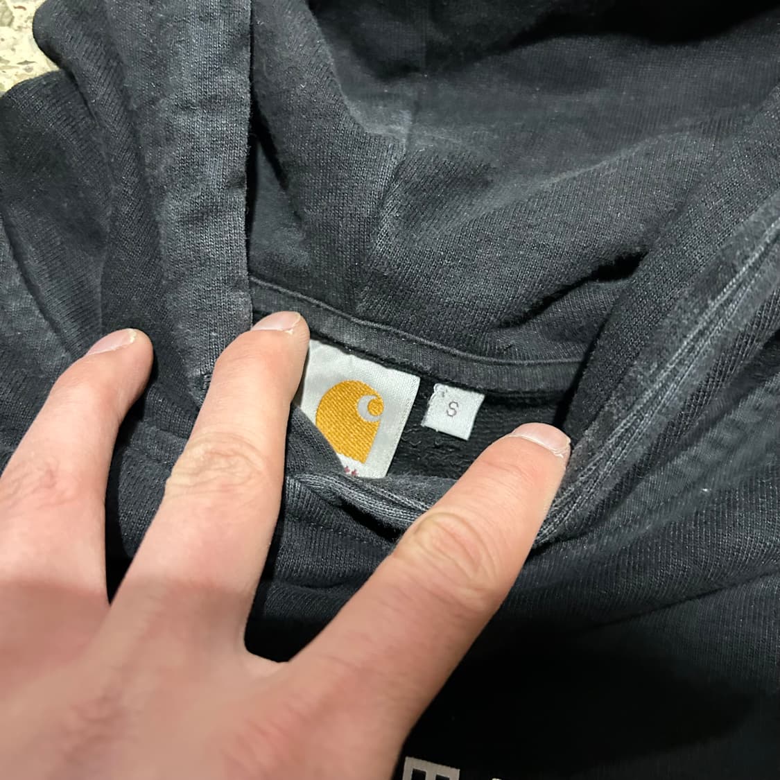 칼하트(Carhartt wip) 블랙 후드티 상품이미지4