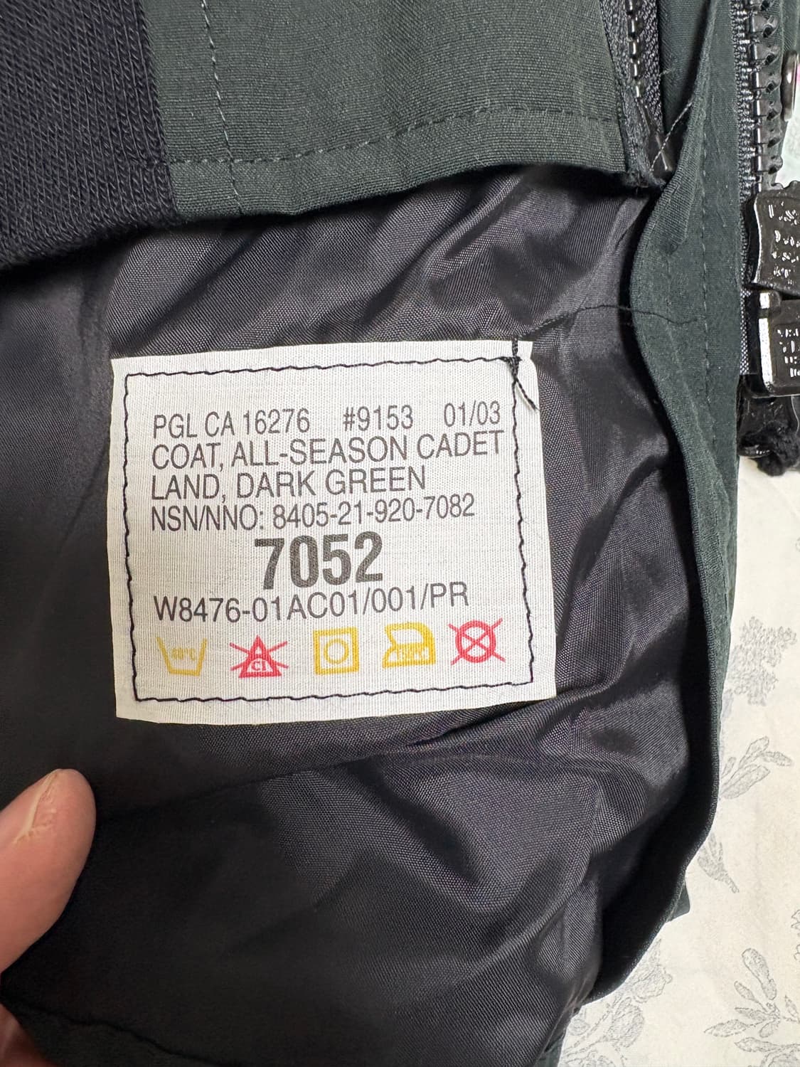 03년도 캐나다군 보급 콜드 파카, 후리스 내피 포함 (105-110) 상품이미지9