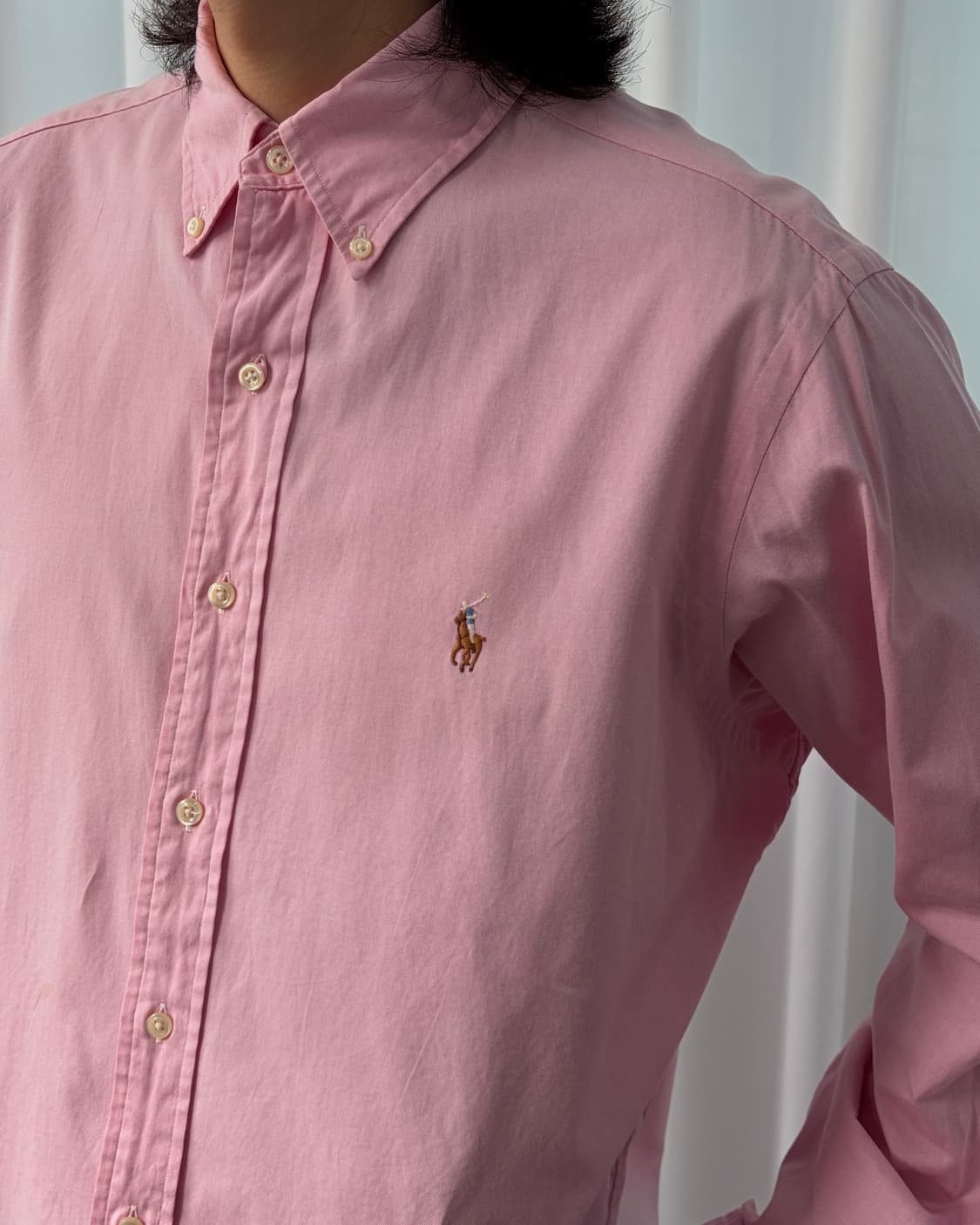 [L-XL]폴로 랄프로렌 핑크 클래식핏 셔츠 상품이미지3