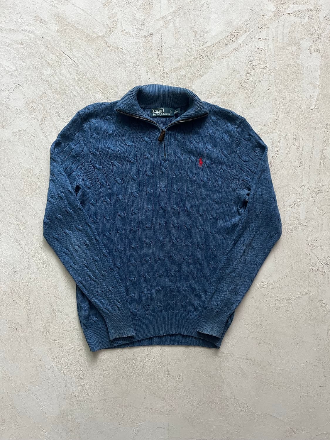M) 폴로랄프로렌 반집업 케이블 니트 상품이미지1