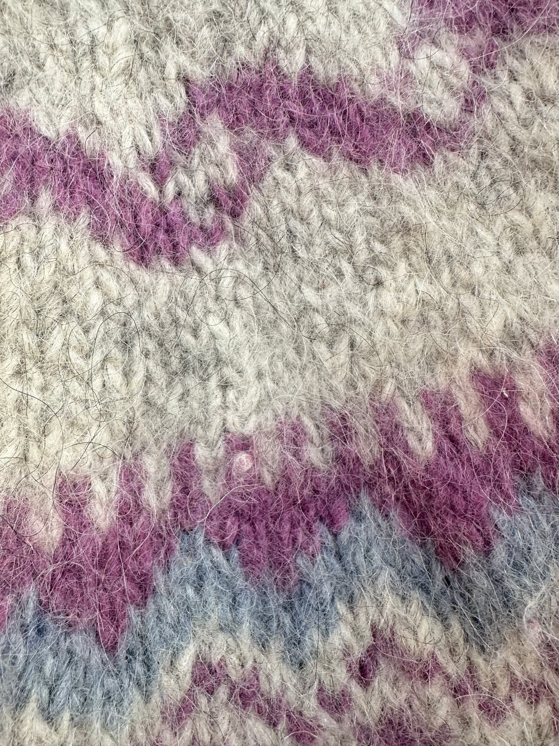 퍼플 & 스카이블루 노르딕스웨터 상품이미지5