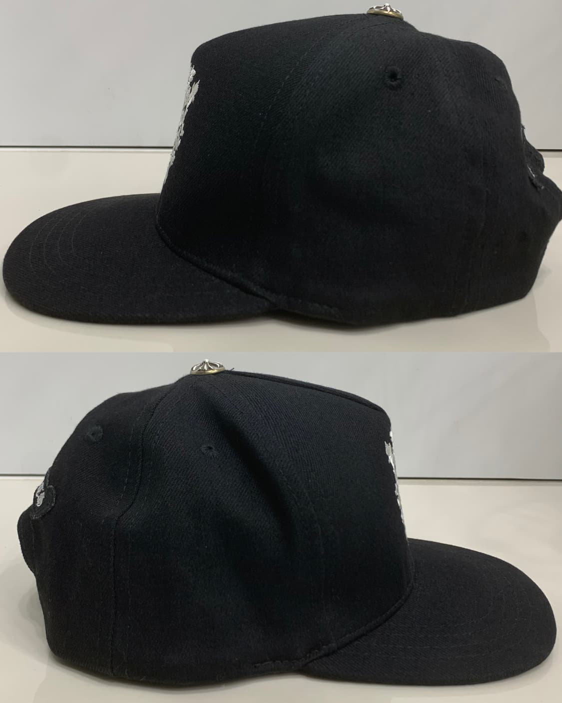 [OS]크롬하츠 데님 바인대거 베이스볼캡 모자 블랙 상품이미지4