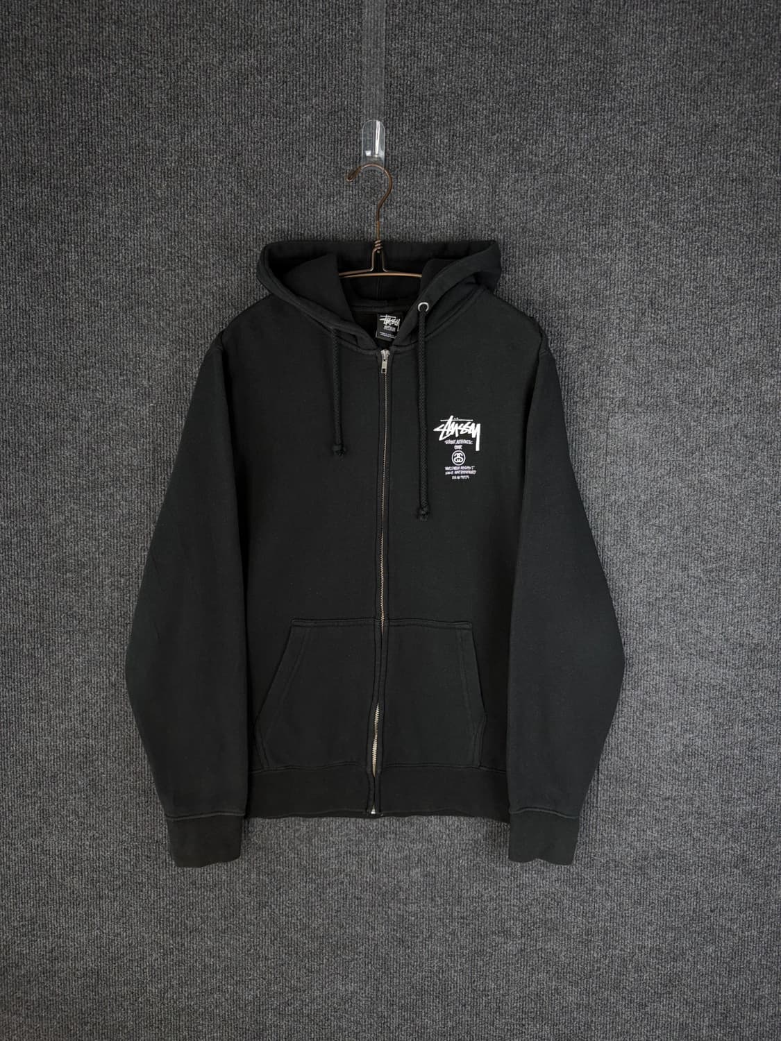 스투시 월드투어 어센틱 후드집업 상품이미지2