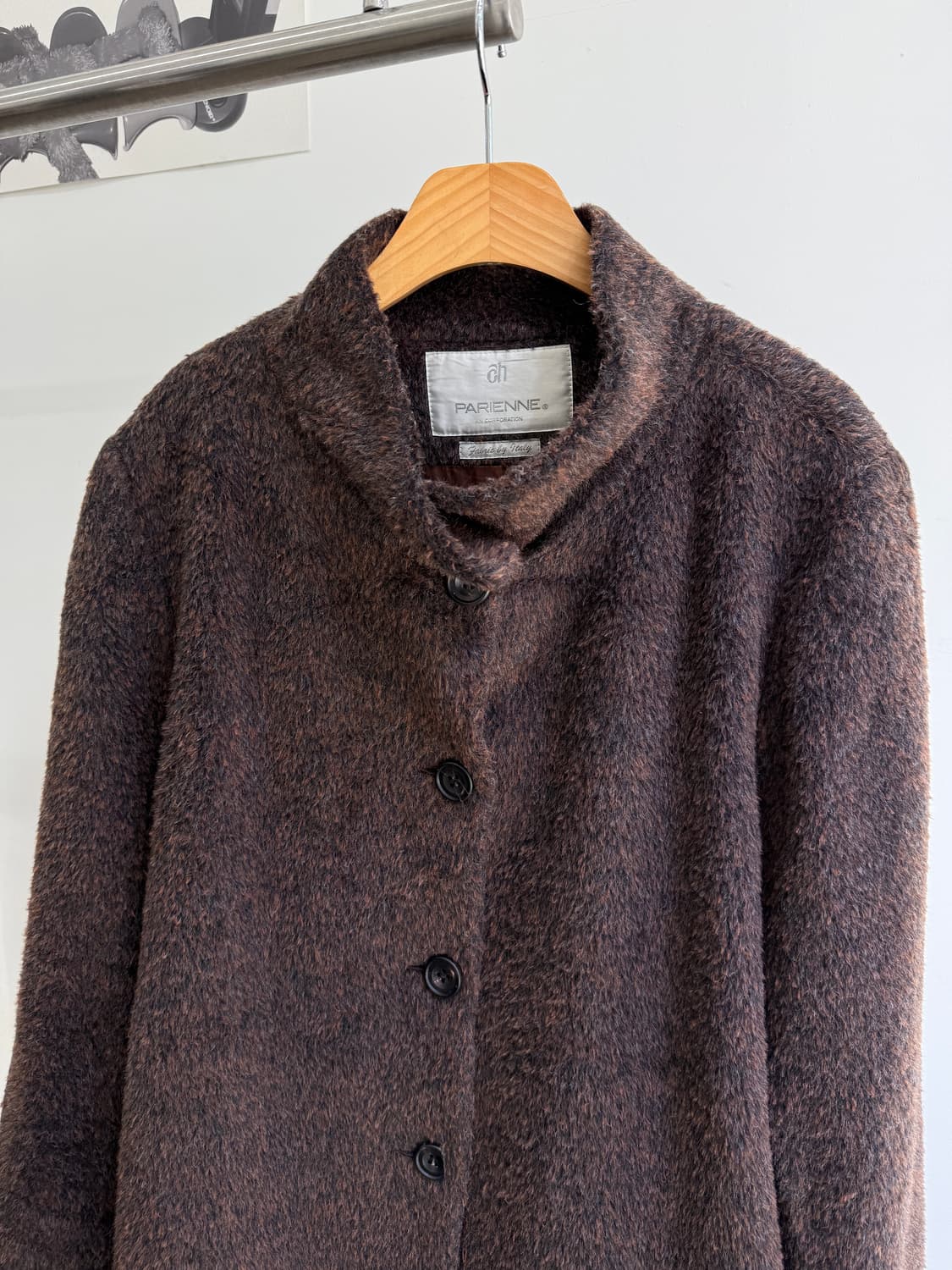 PARIENNE (Made in Japan) 울 모헤어 블렌드 코트  상품이미지2