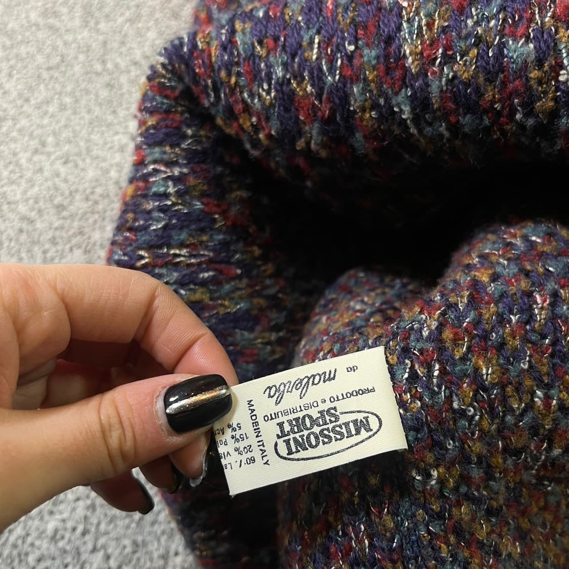 미쏘니 스포츠 울 니트 베스트 상품이미지4